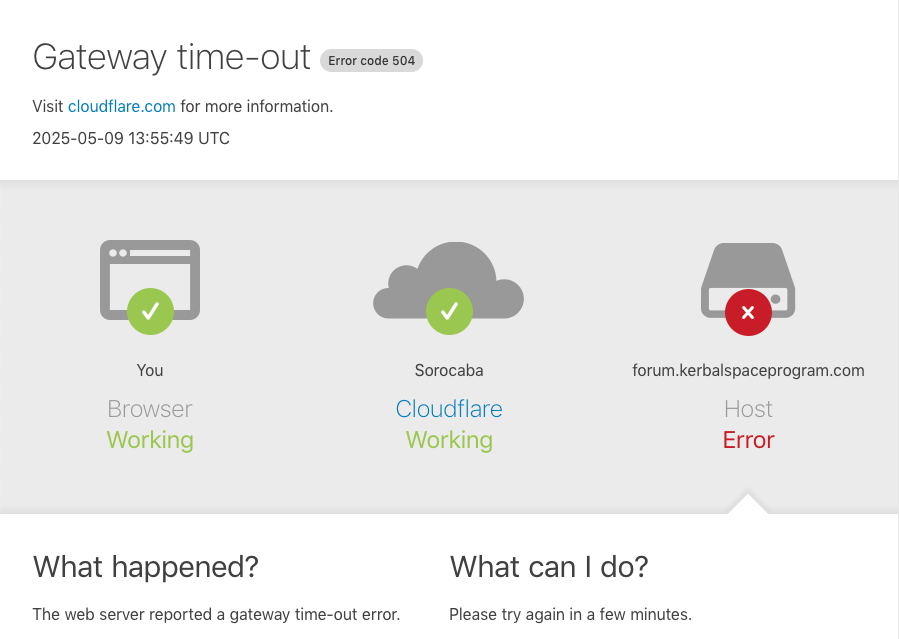 Forum Is Down